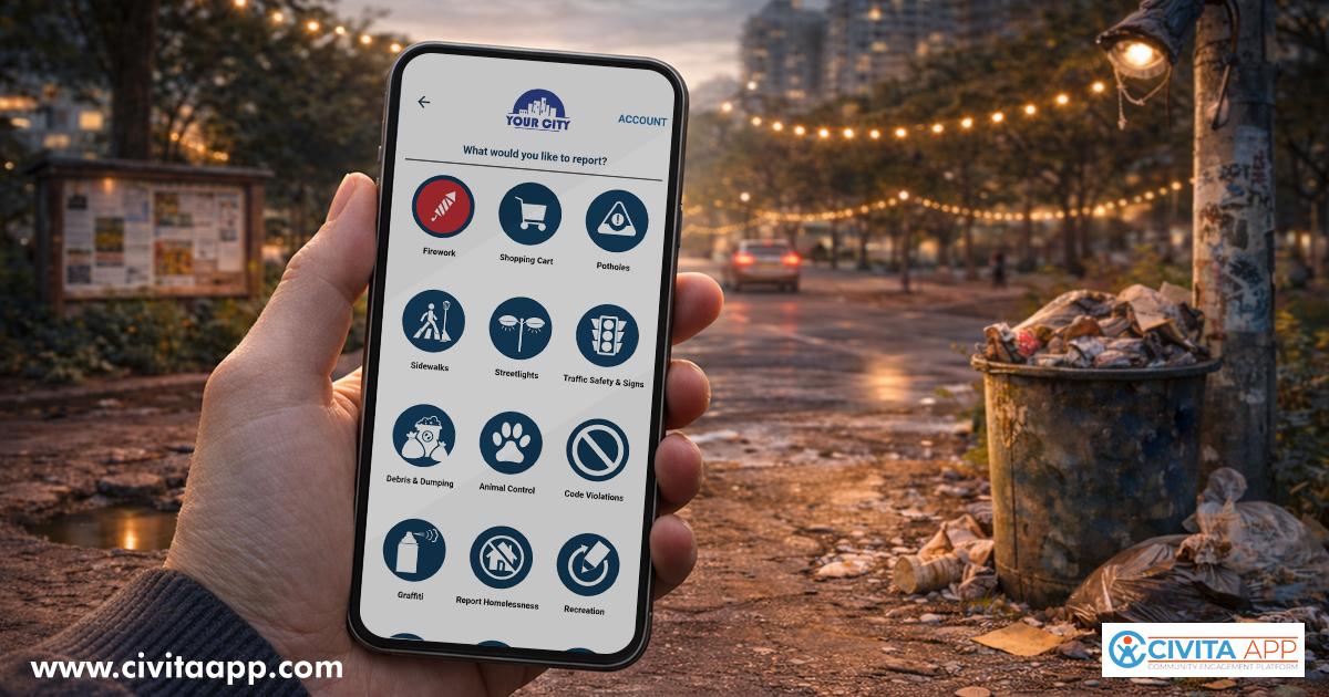 Reporting Community Issues Through Mobile App